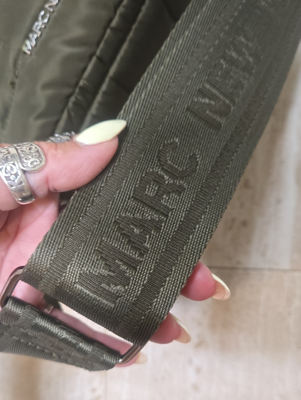 Marc New York Army Green Puffer Crossbody Bag - Picture 5 of 11